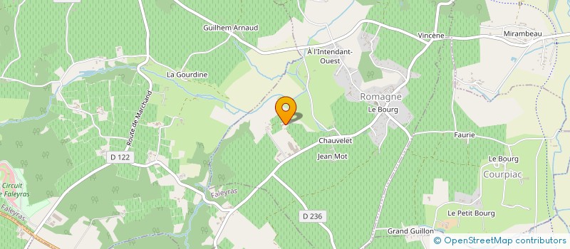 localisation de l'entreprise MONSIEUR JOSE HERAUDEAU  ROMAGNE