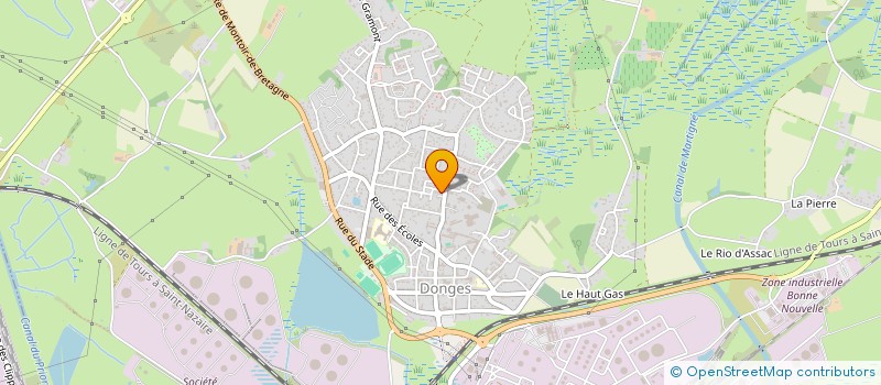 localisation de l'entreprise MONSIEUR JOSE HERIDEL  DONGES