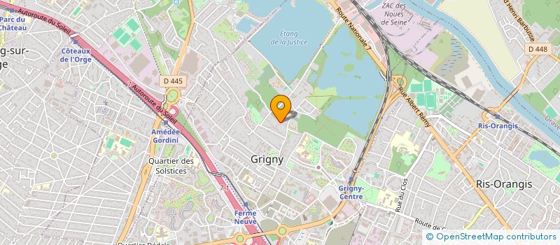 localisation de l'entreprise MONSIEUR JOSE HERNANDEZ  GRIGNY