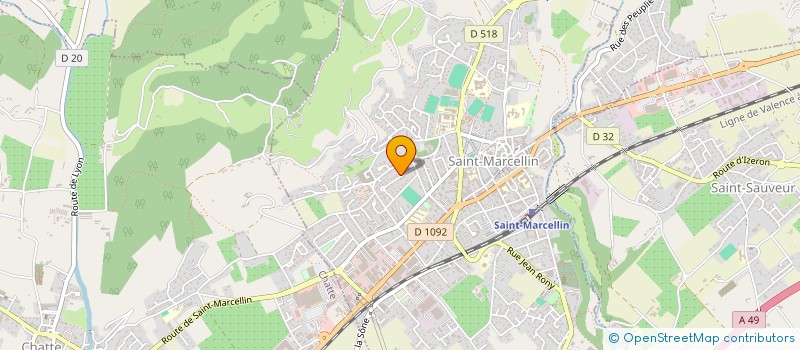 localisation de l'entreprise MONSIEUR JOSE HILARIO  SAINT-MARCELLIN