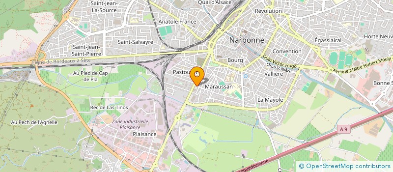 localisation de l'entreprise MONSIEUR JOSE HOFFMANN  NARBONNE