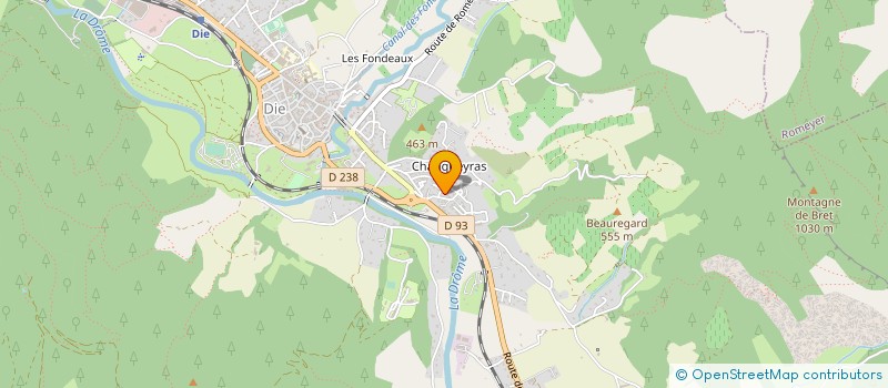 localisation de l'entreprise MONSIEUR JOSE HUICI  DIE