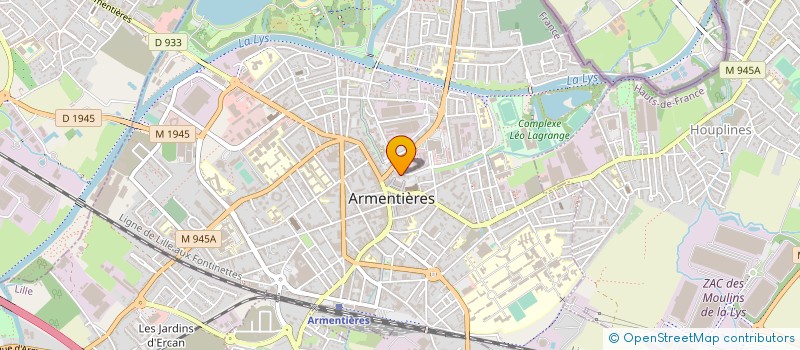 localisation de l'entreprise MONSIEUR JOSE ININGUEZ à ARMENTIERES