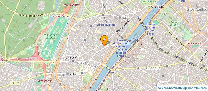 localisation de l'entreprise MONSIEUR JOSE-JACQUES BELMONT  PARIS