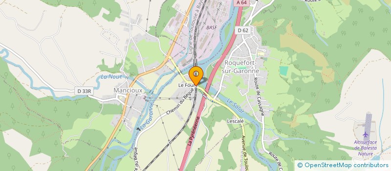 localisation de l'entreprise MONSIEUR JOSE JACQUOT  LESTELLE-DE-SAINT-MARTORY