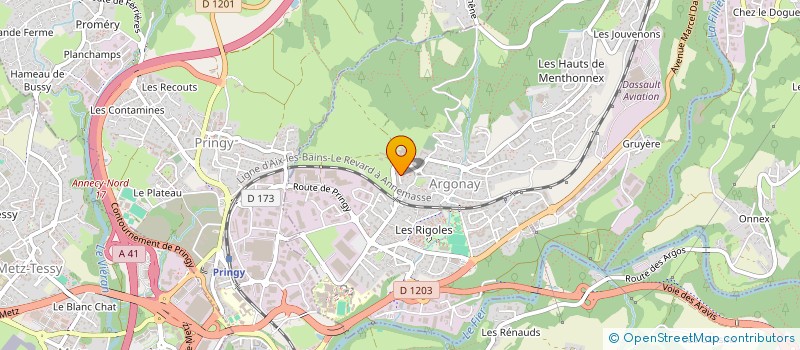 localisation de l'entreprise MONSIEUR JOSE JEFFRY  ARGONAY