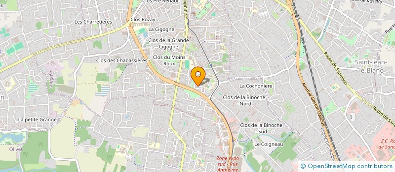 localisation de l'entreprise MONSIEUR JOSE JESUS DOS SANTOS à ORLEANS