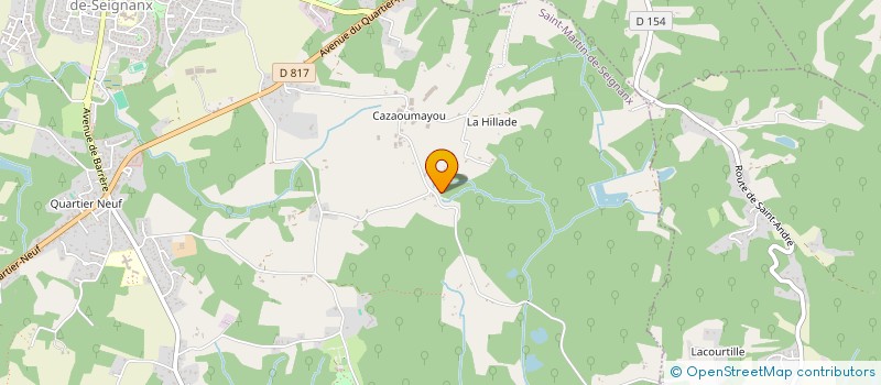 localisation de l'entreprise MONSIEUR JOSE JIMENEZ  SAINT-MARTIN-DE-SEIGNANX