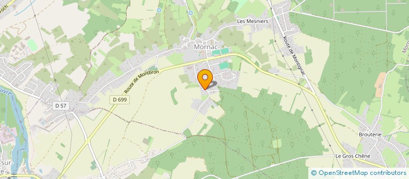 localisation de l'entreprise MONSIEUR JOSE JIMENEZ  MORNAC