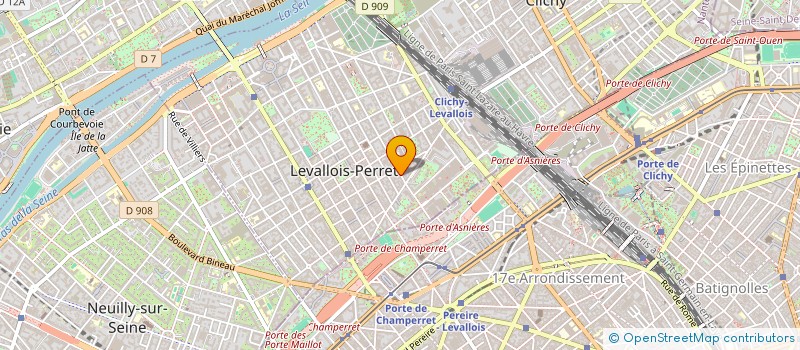 localisation de l'entreprise MONSIEUR JOSE JOAO ANTUNES à LEVALLOIS-PERRET