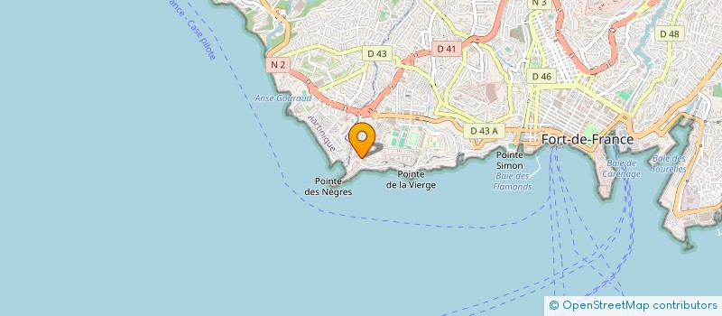localisation de l'entreprise MONSIEUR JOSE JOVINAC à FORT-DE-FRANCE