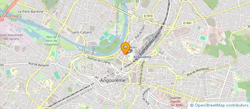 localisation de l'entreprise MONSIEUR JOSE KAPITHO OZIMO à ANGOULEME