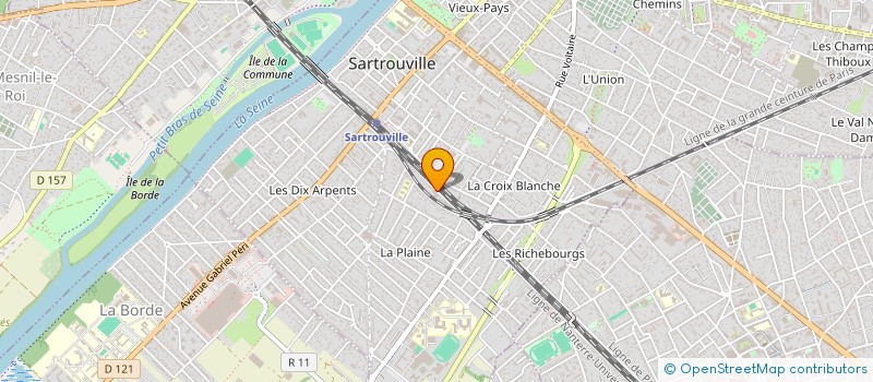 localisation de l'entreprise MONSIEUR JOSE KASONGO TSHITUKA  SARTROUVILLE