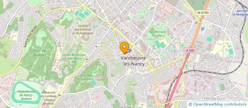 localisation de l'entreprise MONSIEUR JOSE KUCZYNSKI  VANDUVRE-LES-NANCY