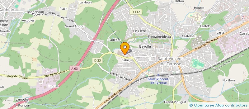 localisation de l'entreprise MONSIEUR JOSE LAFLEUR à SAINT-VINCENT-DE-TYROSSE