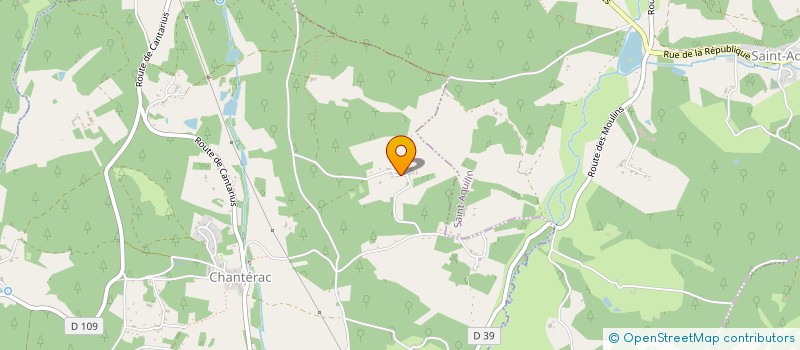 localisation de l'entreprise MONSIEUR JOSE LANDRAUDIE  CHANTERAC