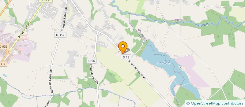 localisation de l'entreprise MONSIEUR JOSE LANGLADE  HAGETMAU