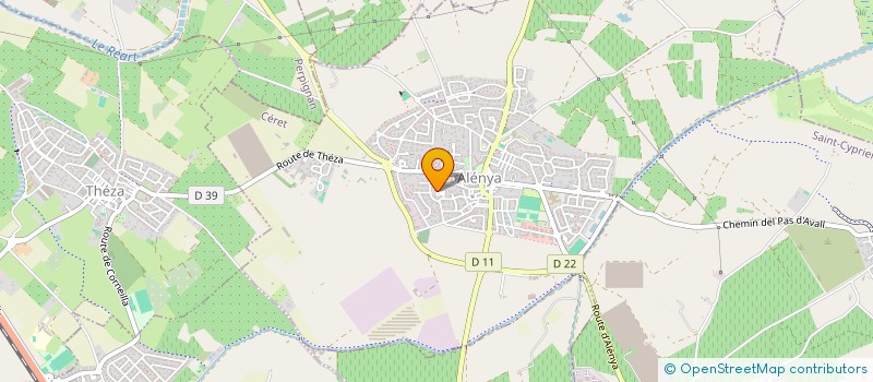 localisation de l'entreprise MONSIEUR JOSE LARROQUE  ALENYA