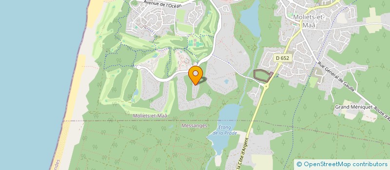 localisation de l'entreprise MONSIEUR JOSE LAUDARIN  MOLIETS-ET-MAA