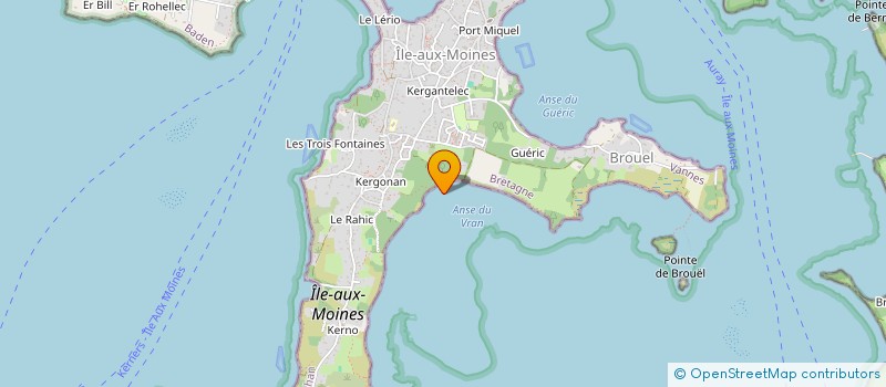 localisation de l'entreprise MONSIEUR JOSE LE SOMMER  ILE-AUX-MOINES