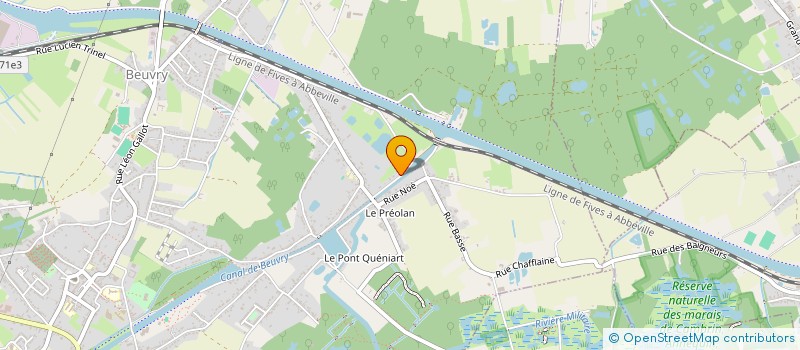 localisation de l'entreprise MONSIEUR JOSE LECOUSTRE  BEUVRY