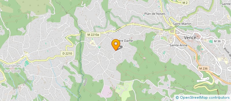 localisation de l'entreprise MONSIEUR JOSE LEGRAND  VENCE