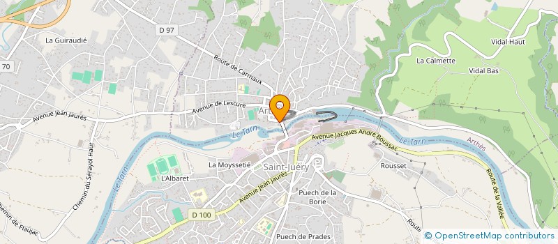 localisation de l'entreprise MONSIEUR JOSE LEITE IGREJA à SAINT-JUERY