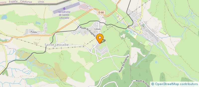 localisation de l'entreprise MONSIEUR JOSE LENS FUENTES  SAILLAGOUSE