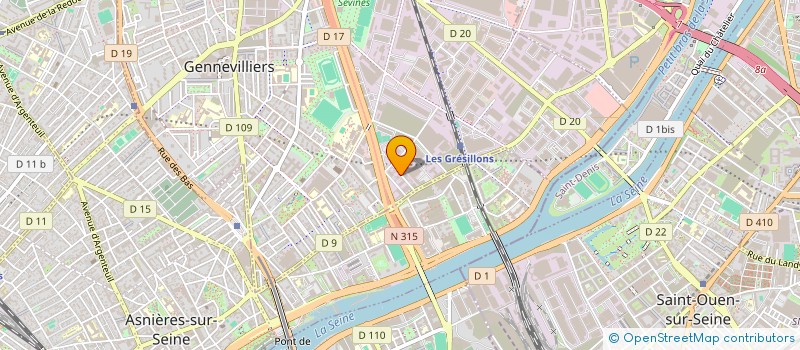 localisation de l'entreprise MONSIEUR JOSE LEONARDO SPAGNOL  GENNEVILLIERS