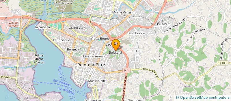 localisation de l'entreprise MONSIEUR JOSE LEOPOLD à LES ABYMES