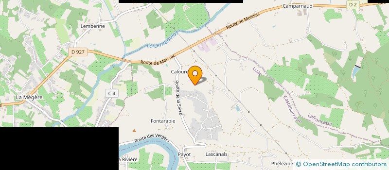 localisation de l'entreprise MONSIEUR JOSE LESTRADE  LIZAC