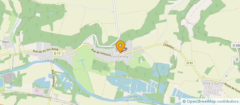 localisation de l'entreprise MONSIEUR JOSE LEVIER  FONTENOY