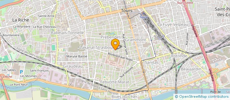 localisation de l'entreprise MONSIEUR JOSE LIRAND  TOURS