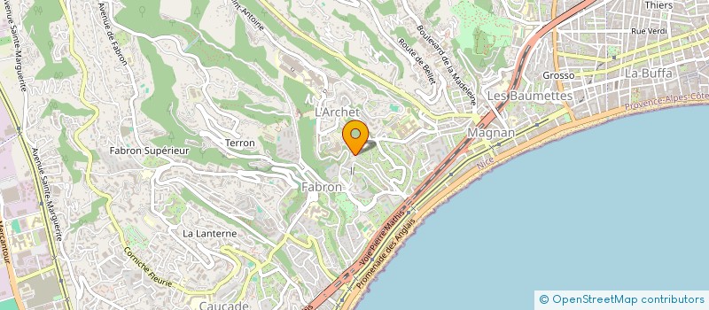 localisation de l'entreprise MONSIEUR JOSE LIZAN à NICE