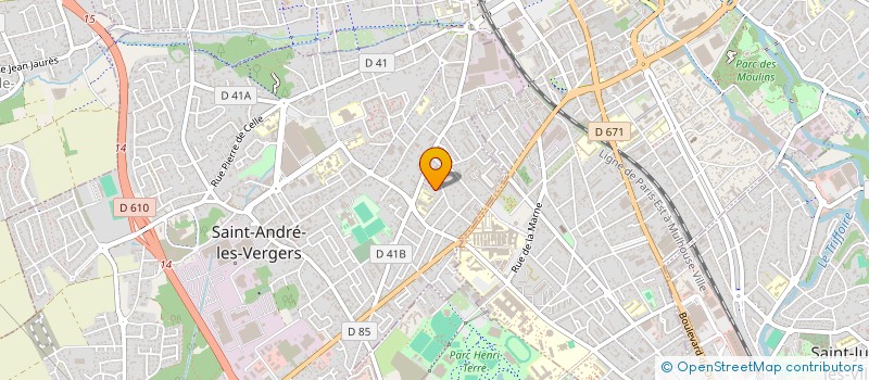 localisation de l'entreprise MONSIEUR JOSE LOPES à SAINT-ANDRE-LES-VERGERS