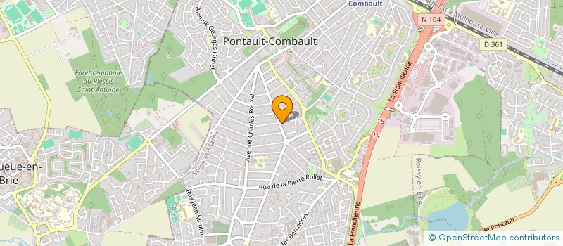 localisation de l'entreprise MONSIEUR JOSE LOPES à PONTAULT-COMBAULT