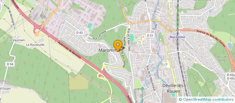 localisation de l'entreprise MONSIEUR JOSE LOPES  MAROMME