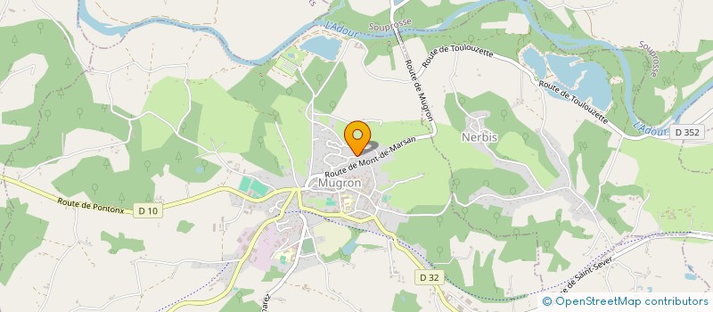 localisation de l'entreprise MONSIEUR JOSE LOPES FERREIRA  MUGRON