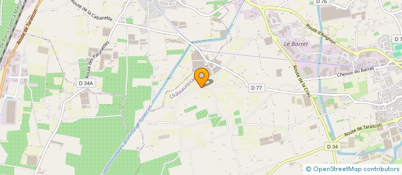 localisation de l'entreprise MONSIEUR JOSE LOPES RIBEIRO à CHATEAURENARD