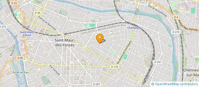 localisation de l'entreprise MONSIEUR JOSE LOURENCO GRACA GUEDES à SAINT-MAUR-DES-FOSSES