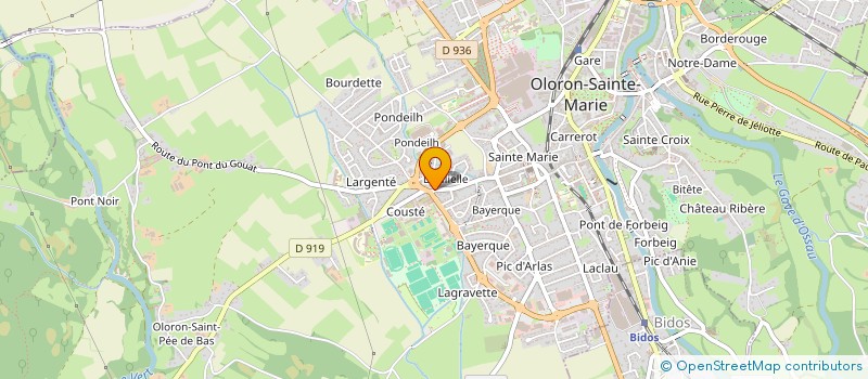 localisation de l'entreprise MONSIEUR JOSE-LUIS BALLABRIGA LOPEZ  OLORON-SAINTE-MARIE