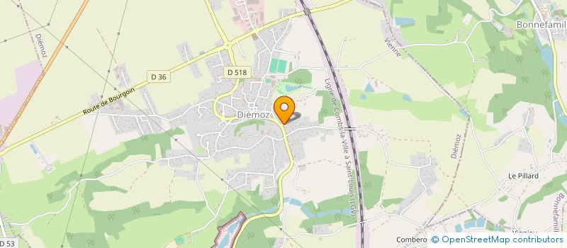 localisation de l'entreprise MONSIEUR JOSE LUIS BATISTA BARANDAS  DIEMOZ