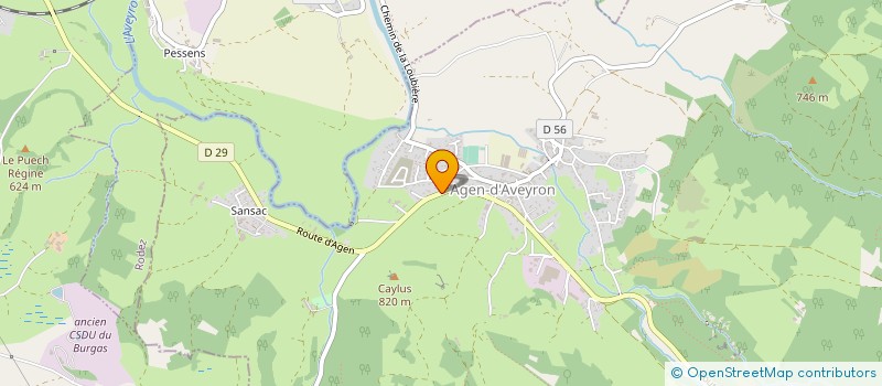 localisation de l'entreprise MONSIEUR JOSE LUIS FERNANDES DA FONTE  AGEN-D'AVEYRON