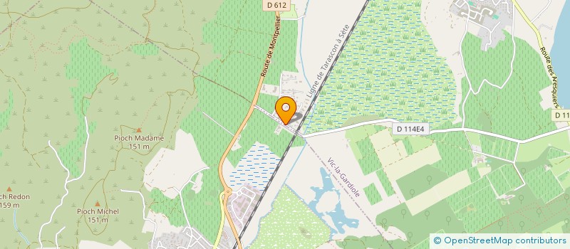 localisation de l'entreprise MONSIEUR JOSE-LUIS RODRIGUES DOS REIS  VIC-LA-GARDIOLE