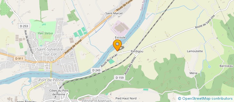 localisation de l'entreprise MONSIEUR JOSE LUIS TEIXEIRA VAZ  PENNE D'AGENAIS