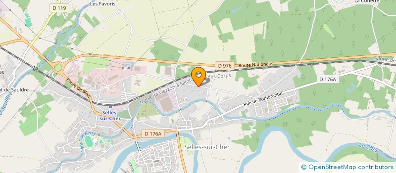 localisation de l'entreprise MONSIEUR JOSE MACHADO  SELLES-SUR-CHER