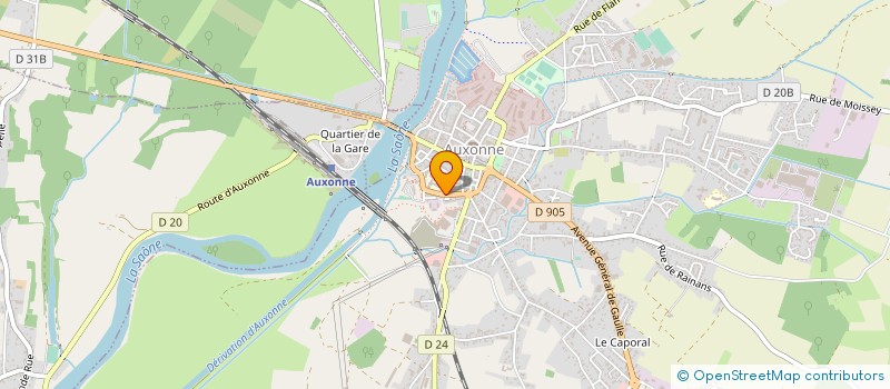 localisation de l'entreprise MONSIEUR JOSE MAGALHAES à AUXONNE