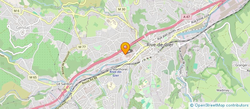 localisation de l'entreprise MONSIEUR JOSE MALDONADO PICUASI  RIVE-DE-GIER