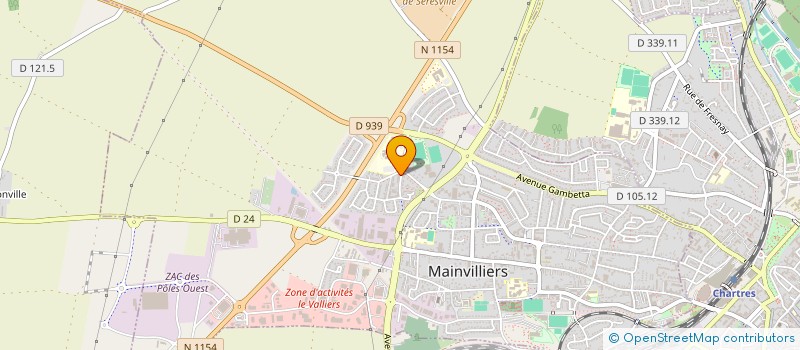 localisation de l'entreprise MONSIEUR JOSE MANAKA à MAINVILLIERS