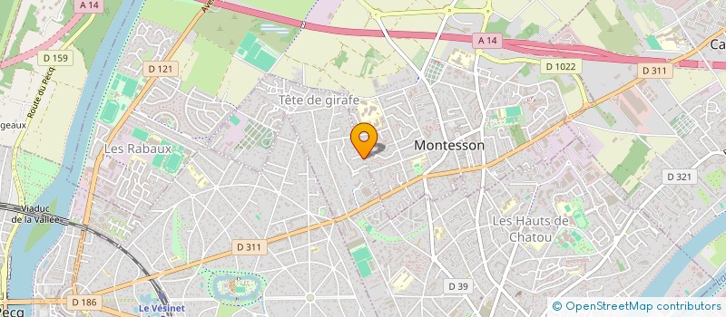 localisation de l'entreprise MONSIEUR JOSE MANUEL BAENA  CHATOU